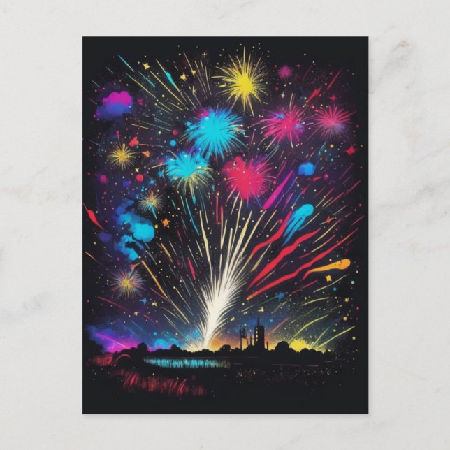 Happy Fourth of July | Independence Day  Postcard (Front)