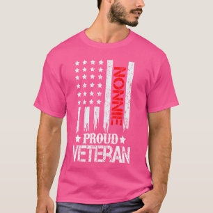 Happy Fourth of July Proud American Flag Nonnie 4t T-Shirt