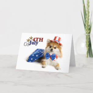 Happy Fourth of July Puppy Card