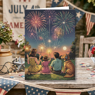 Happy Fourth! Personalised Independence Day Card