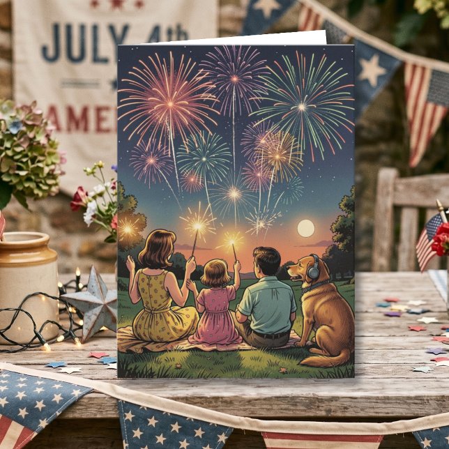 Happy Fourth! Personalised Independence Day Card (Creator Uploaded)