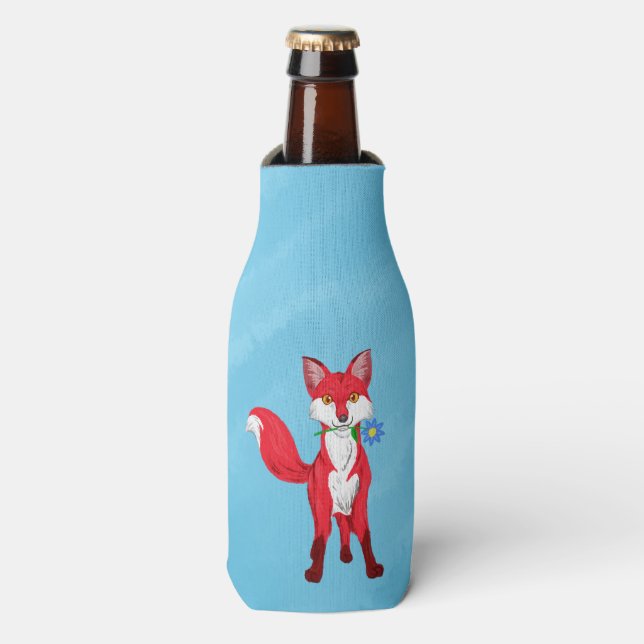 Happy Fox Bottle Cooler (Bottle Front)