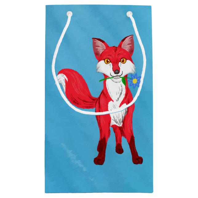 Happy Fox Small Gift Bag (Back)