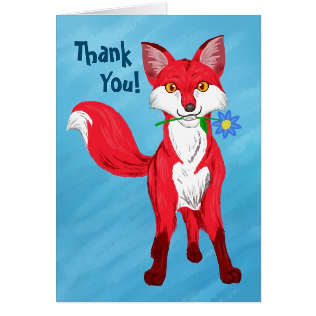 Happy Fox (Thank you!) (Front)