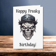 Happy Freaky Birthday Zombie Character