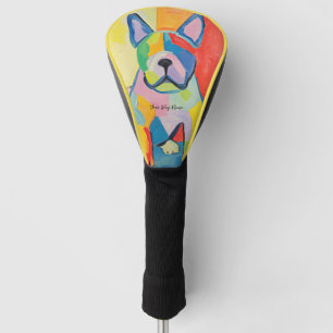 Happy French Bulldog 02 - Kaori Golf Head Cover