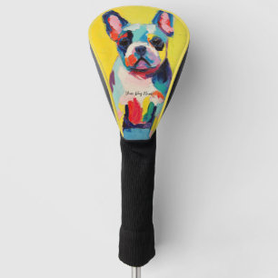 Happy French Bulldog 03 - Kaori Golf Head Cover