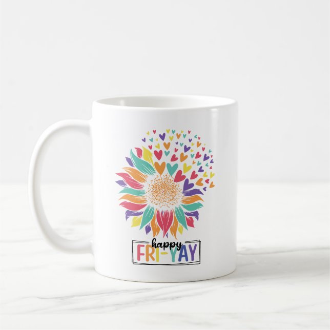 Happy Fri-Yay Mug (Left)