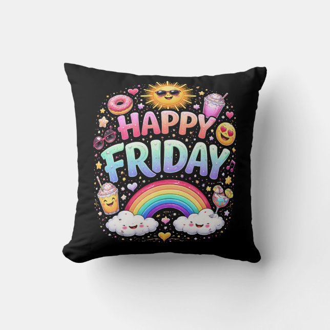 Happy Friday Cushion (Front)