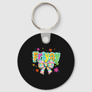 Happy Friday Fri Yay Teacher School Meme Key Ring