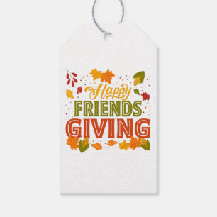 Happy Friends Giving Gift Tags
