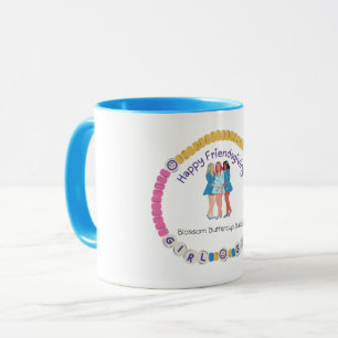 Happy Friendsgiving Girl Gang Friendship Bracelet Mug