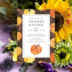Happy Friendsgiving   Give Thanks Invitation