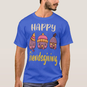 Happy Friendsgiving Thanksgiving 2021 Cartoon Turk T-Shirt