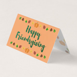 Happy Friendsgiving Thanksgiving Holiday Cards