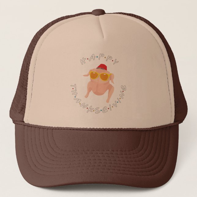 Happy Friendsgiving Trucker Hat (Front)