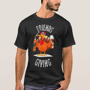 Happy Friendsgiving Turkey Friends Giving 1 T-Shirt