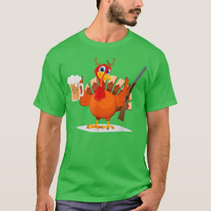 Happy Friendsgiving Turkey Friends Giving Funny Th T-Shirt