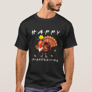 Happy Friendsgiving Turkey Friends Giving Thanks T-Shirt