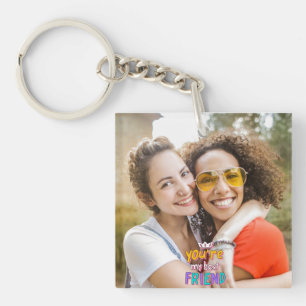 Happy Friendship Day BEST FRIEND PHOTO Key Ring