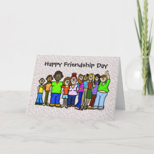 Happy Friendship Day Group Card to Customise