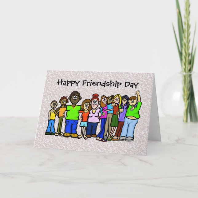 Happy Friendship Day Group Card to Customise (Front)