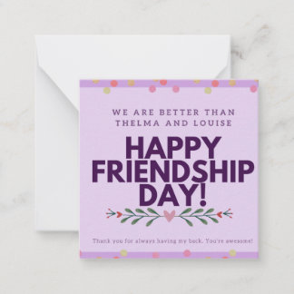 Happy Friendship Day Happy Valentines  Friend Card