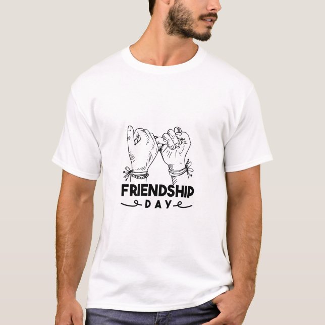 happy friendship day T-Shirt (Front)