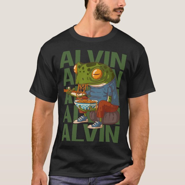 Happy Frog - Alvin Name T-Shirt (Front)