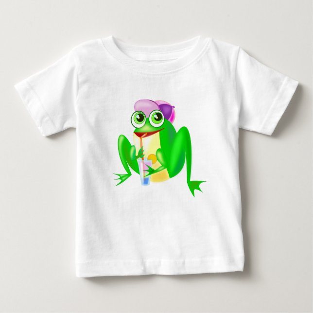 Happy Frog Baby T-Shirt Gift (Front)