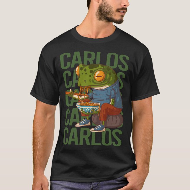 Happy Frog - Carlos Name T-Shirt (Front)
