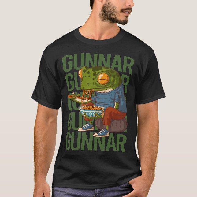Happy Frog - Gunnar Name T-Shirt (Front)