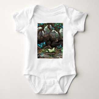 Happy frog mug baby bodysuit
