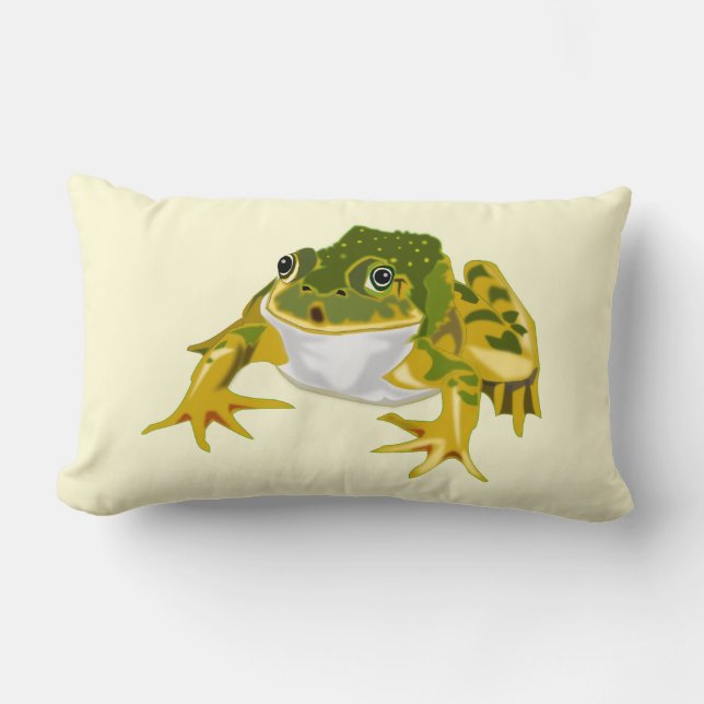 Happy Frog Pillow (Front)