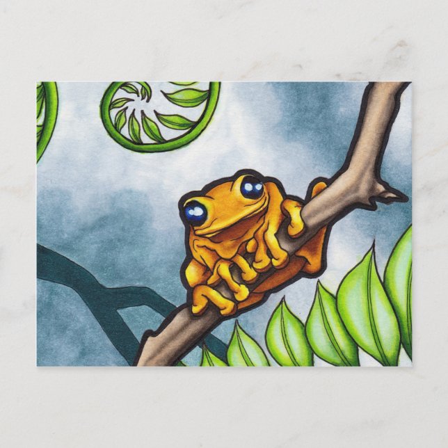 Happy Frog Postcard (Front)