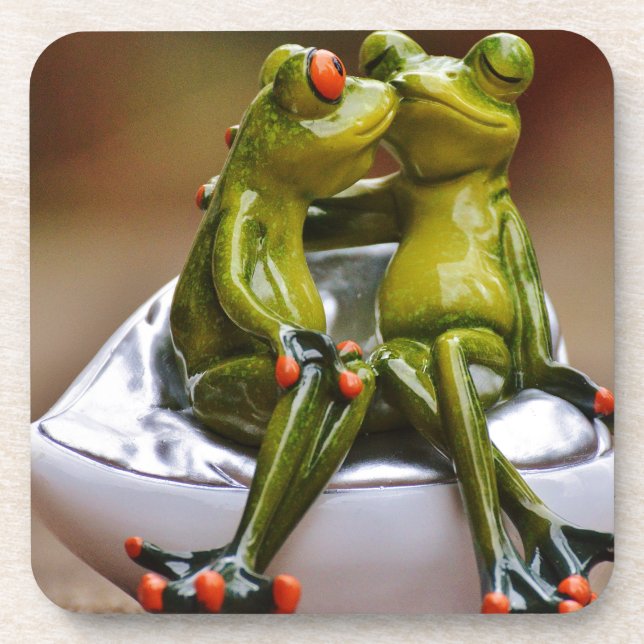 Happy Frogs Coaster (Front)