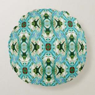 Happy frogs...... round cushion