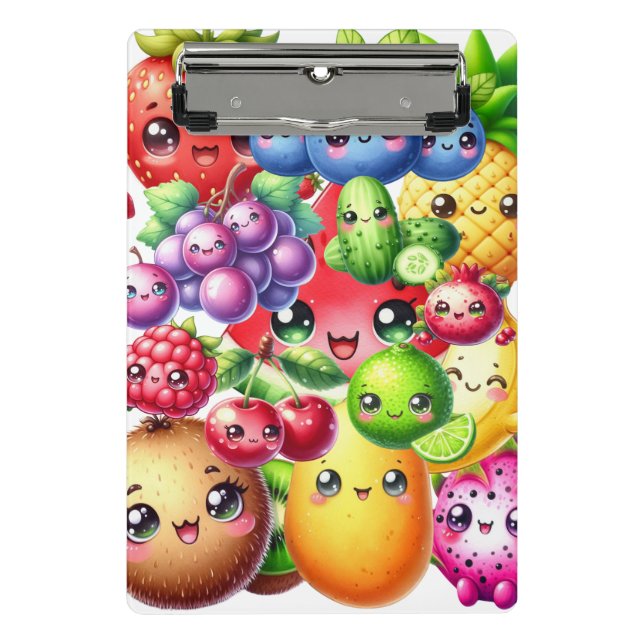 Happy Fruit Mini Clipboard (Front)