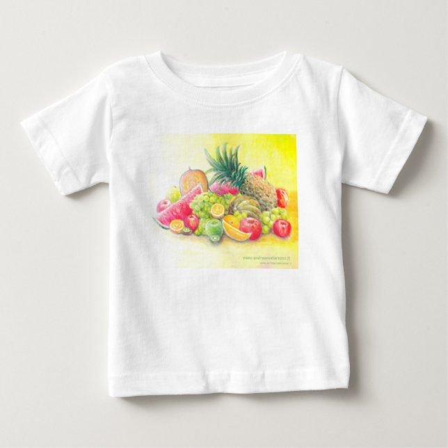 Happy fruits   baby T-Shirt (Front)