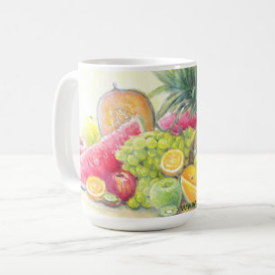 Happy fruits  coffee mug