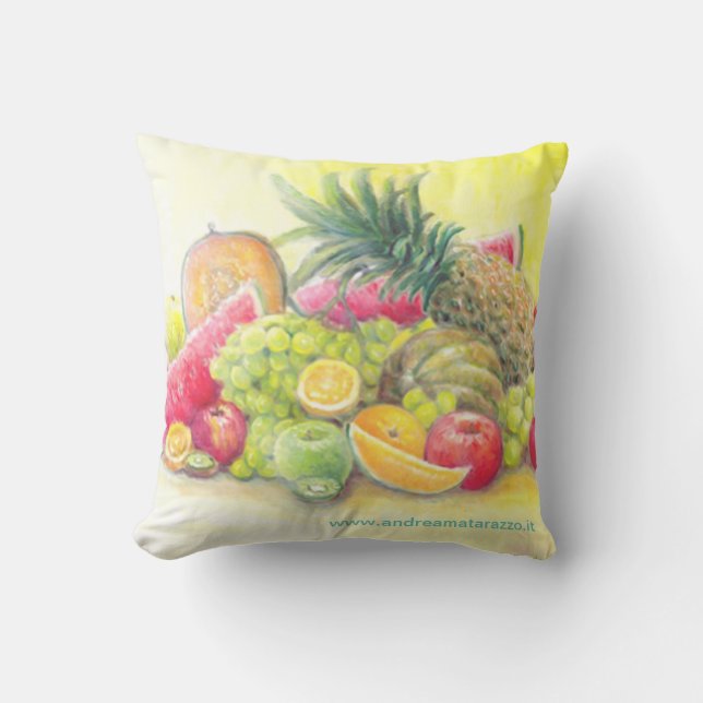 Happy fruits cushion (Front)