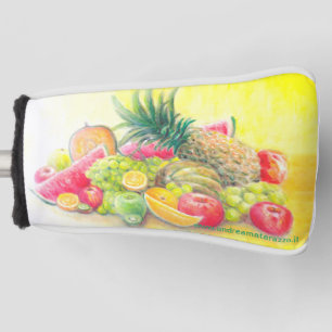 Happy fruits  golf head cover