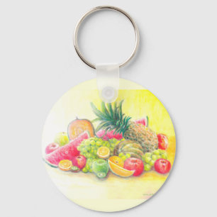 Happy fruits   key ring