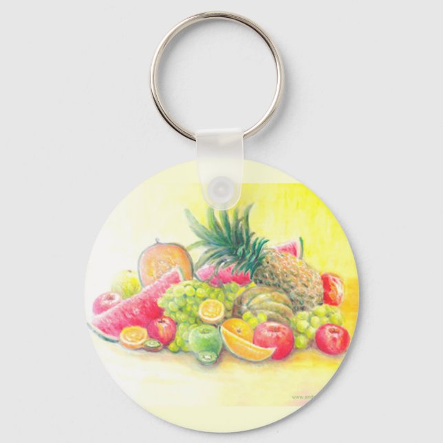 Happy fruits   key ring (Front)
