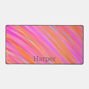 Happy Fun Colourful Bold Bright Collection Desk Mat