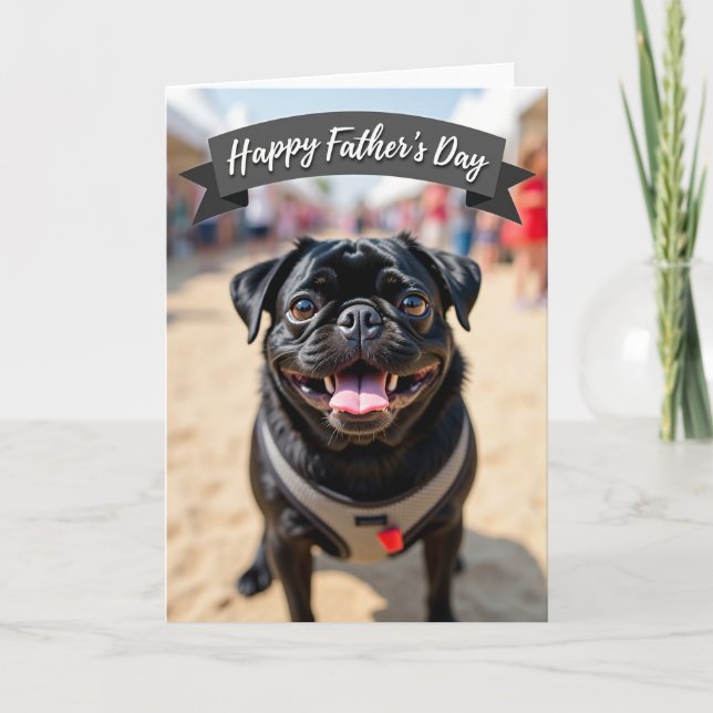 Happy Furry Fathers Day Card (Front)