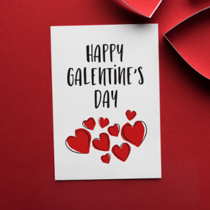 Happy Galentine's day girl friends Valentine's day Holiday Card