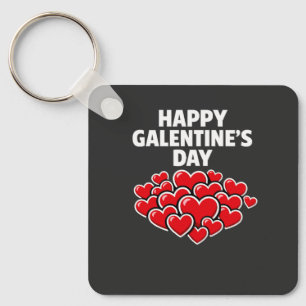 Happy Galentine's day girl friends Valentine's day Key Ring