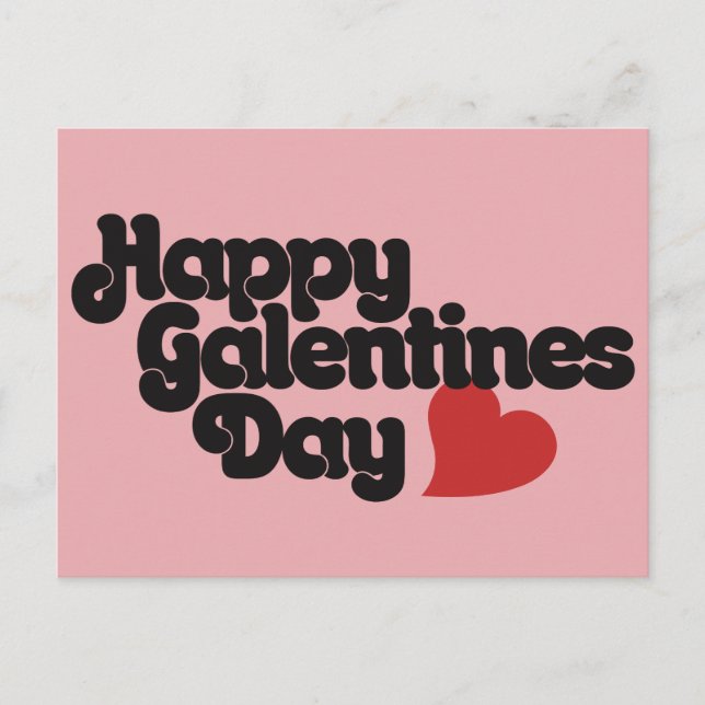 Happy Galentines Day Postcard (Front)