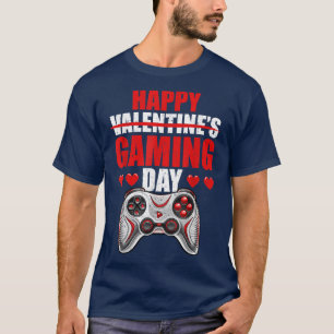 Happy Gaming Valentine's Day Video Game Gamer Hear T-Shirt